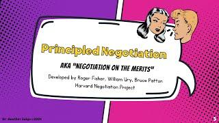 Principled Negotiation: 10 minute introduction to conflict resolution