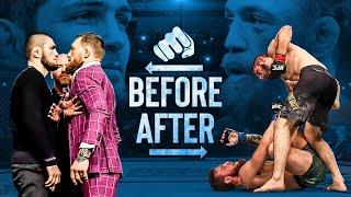 BEFORE and AFTER Fighting Khabib Nurmagomedov