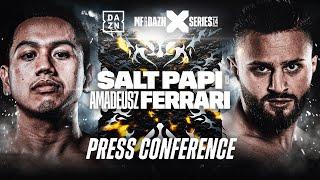 MISFITS x DAZN X SERIES 014: SALT PAPI VS. AMADEUSZ FERRARI PRESS CONFERENCE LIVESTREAM