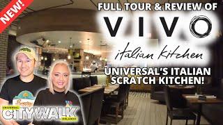 Vivo Italian Kitchen at Universal Orlando's City Walk: FULL Tour & Review: Pasta, Wine, & More: 2024