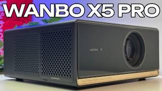 WANBO X5 PRO REVIEW: 1100 ANSI Lumens, Google TV, Widevine L1 - Best BUDGET Projector of 2024?