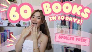 reading 300 pages (or more) a day to tackle my physical TBR | 60 books in 60 days ep. 5 