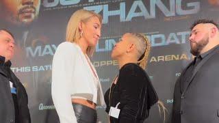 MIKAELA MAYER / CHRISTINA LINARDATOU , FACE-OFF  #mikaelamayer #boxing