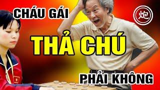 Lão Thun VỒ XE Ngô Lan Hương, Ngại Ngùng "CHÁU GÁI THẢ CHÚ PHẢI KHÔNG" - Cờ Tướng CTV