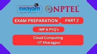 Cloud Computing Part 2 || NPTEL PYQ's || NPTEL Exam Series || #nptel #nptel2024 #myswayam