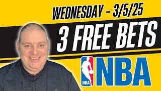 Wednesday 3 NBA Free Bets - 3/5/25 l Craig's NBA Picks Today & NBA Predictions l #nbabets