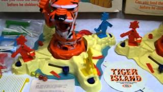 VINTAGE 1966 IDEAL TOYS THE GAME of TIGER ISLAND