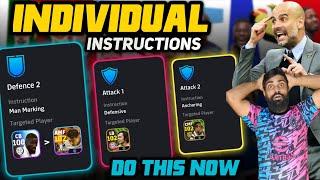 New Individual Instruction Features Full Guide E-FOOTBALL 24 | Do This Now Itself | Best?