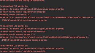 [SOLVED] The minCompileSdk (31) specified in adependency's AAR metadata #androidStudio #androidapp
