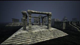 Unreal Engine 5.5 - Testing Ancient Constructions and Platforms (FAB - Free November 24 Assets) - 4K