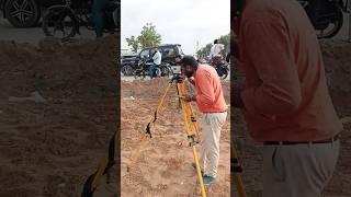 Survey Engineer in Service Road#short #vidio