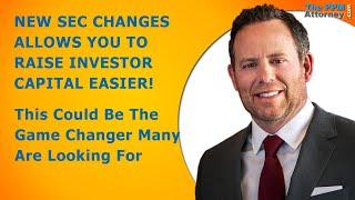 Now Legally Raise Money From Accredited & Non-Accredited Investors