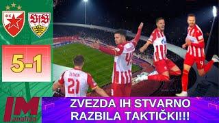 AUFIDERZEN! ZVEZDA RAZBILA ŠTUTGART!!! #crvenazvezda #delijesever