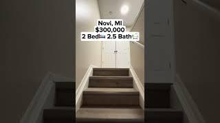 $300,000 Novi, MI Condo Tour: 2 Beds, 2.5 Baths!