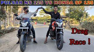 Pulsar NS 125 VS Honda SP 125 Drag Race  | Must Watch  | @the_roadmafia With @SOLDIER_ASLAM