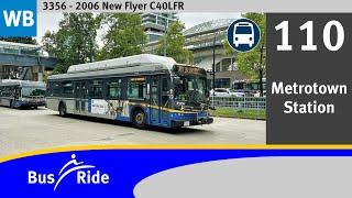 TransLink CMBC 2006 New Flyer C40LFR - 3356 | 110 Metrotown Station