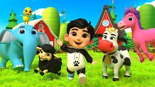 Old MacDonald Had A Farm! | Learn Animals on Old MacDonald's Farm + More Nursery Rhymes & Kids Songs
