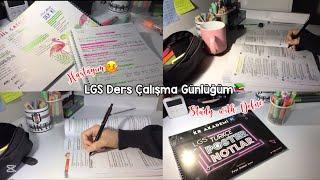 •LGS Ders Çalışma Günlüğüm