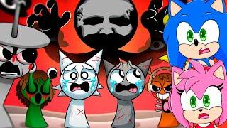 Sonic and Amy watch THE ENDING OF SPRUNKI! Incredibox Sprunki Animation