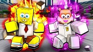 TROLLING as SPONGEBOB MOVESETS in ROBLOX Heroes Battlegrounds