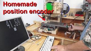 Linear position with a rotary magnetic encoder