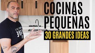 30 Ideas para COCINAS PEQUEÑAS y MODERNAS | Abel de González