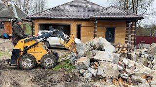 Мы покрасили дом. Привезли песок. Стройка продолжается. Наша ферма. Жизнь простых людей в деревне.