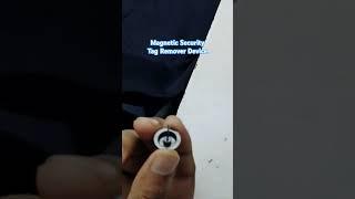 How can I remove security tag from garments #garments #security #tag #remover #device #shorts #video