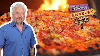 Guy Fieri Chows Down at Red Wagon Pizza in Minneapolis | Diners, Drive-Ins and Dives | Food Network