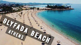 Glyfada Beach by drone - ATHENS - Plaża Glyfada | GREECE 