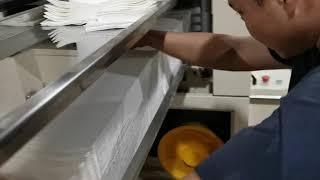 Máquina para fabricar papel para servilletas de 4 salidas de alta velocidad