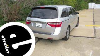 etrailer.com Trailer Hitch Installation - 2012 Honda Odyssey