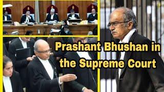 Prashant Bhushan arguing in the Supreme Court