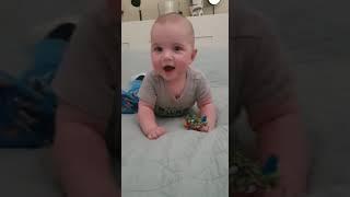 Baby Sneezes Then Makes Prehistoric Sounds