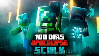 Sobrevivi 100 dias em um APOCALIPSE SCULK no Minecraft - O FILME