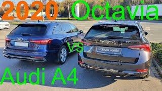 Skoda Octavia IV (2020) vs Audi A4 FL 2020 - quick side by side comparison