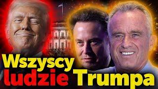 Wszyscy ludzie Trumpa. Kogo wybrał miliarder do swojej "drużyny marzeń"?