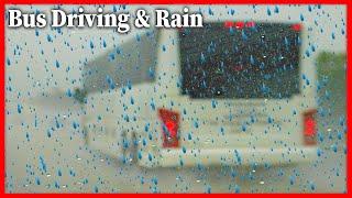 Bus Driving Sound And Rain, Bus Ride On Rain, Sound To Help You Sleep, Rain Sound Sleep Relax & Bus