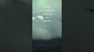 現代詩：《安靜》×魯米 安靜是你已死去的最明確的跡象 #poet #poetry #short #chinese #reading #詩歌 #魯米 #安靜