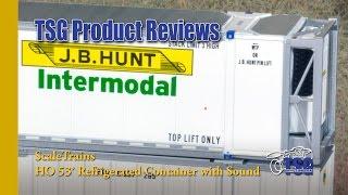 HO Refrigerated Intermodal Shipping Container Scale Trains Product Review