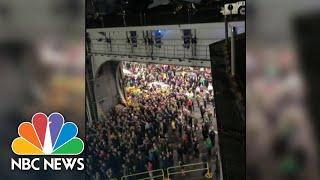 Sailors Cheer Navy Captain Relieved Of Command After Raising Alarm On Coronavirus | NBC Nightly News