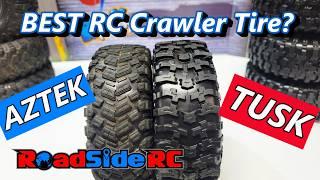 Tire Battle!! JConcepts Tusks vs Proline Aztek RC Crawler Tire Test