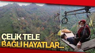 Rizelilerin Hayatı İlkel Teleferiklere Bağlı | Tehlikeli Yolculuk