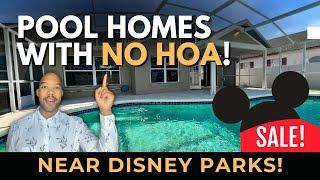 Inside 3 Beautiful Pool Homes For Sale in Florida with NO HOA! Near Disney!