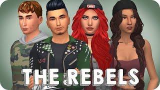 HIGH SCHOOL CLIQUES - THE REBELS | Sims 4 Create A Sim