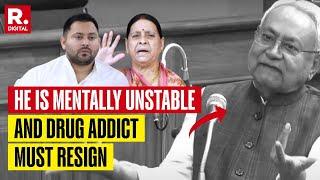 Nitish Kumar vs Rabri Devi War of Words: RJD Calls Bihar CM 'Mentally Unstable' and 'Drug Addict'