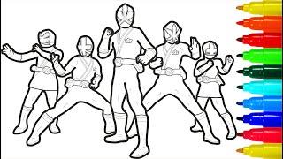 Power Rangers Samurai Courage Coloring Pages