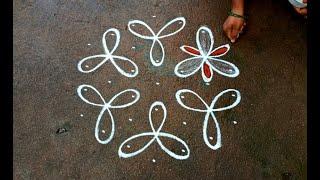 Aadi velli flowers kolam|easy aadivelli kolam|Simple rangoli|Poo kolam|Beautiful rangoli