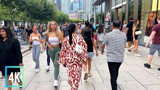 Frankfurt City in August 2023 | Hot Sommer Germany  | Walking Tour 4K 60fps UHD live Sound _