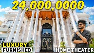 2 Kanal Luxury Full Furnished Spanish House Tour Vlog - Most Expensive House In DHA Lahore 